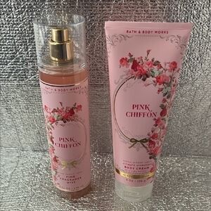 Bath & Body Works Pink Chiffon Body Care Duo
